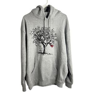 Taylor Swift All Too Well Hoodie Womens Size Large Gray Tree Scarf NWOT